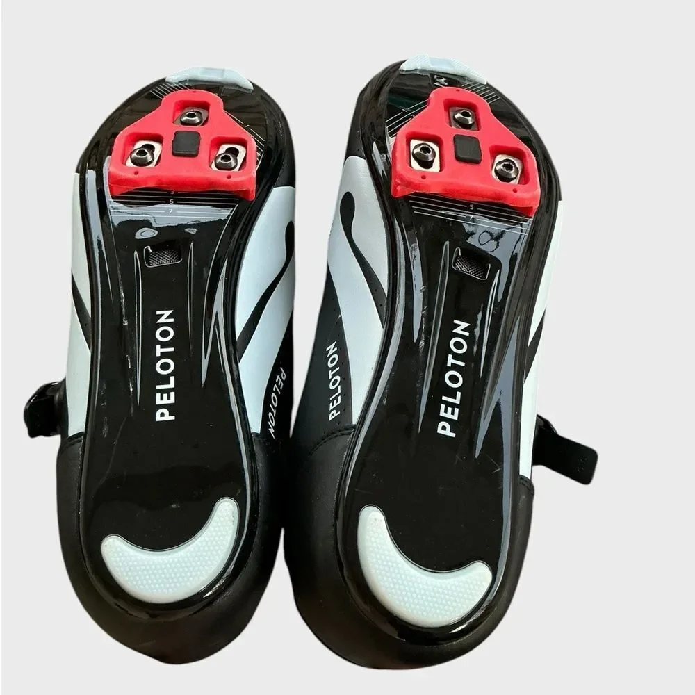 Peloton Cycling Shoes Size 40 EU Indoor Spin Bike Shoes Delta Cleats Black